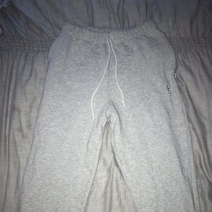 PINK grey sweatpants- Size:M